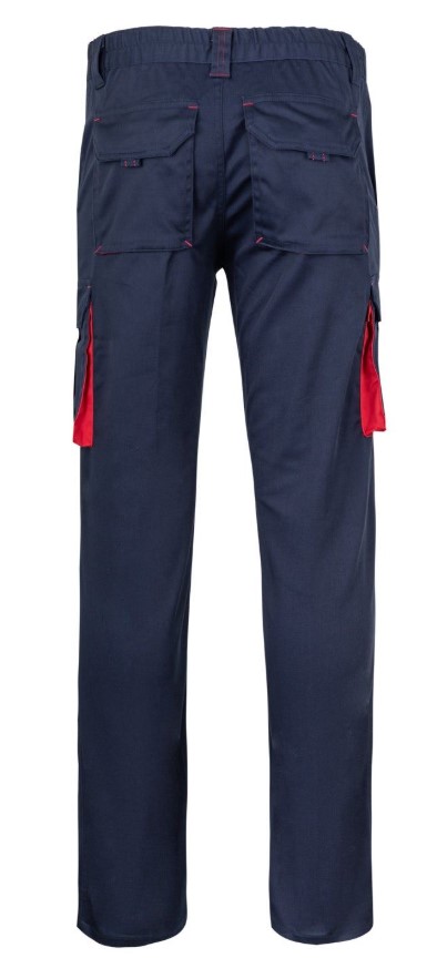 Pantalón stretch bicolor multibolsillos 103024S