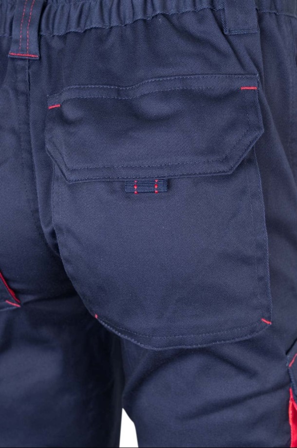 Pantalón stretch bicolor multibolsillos 103024S - Imagen 3