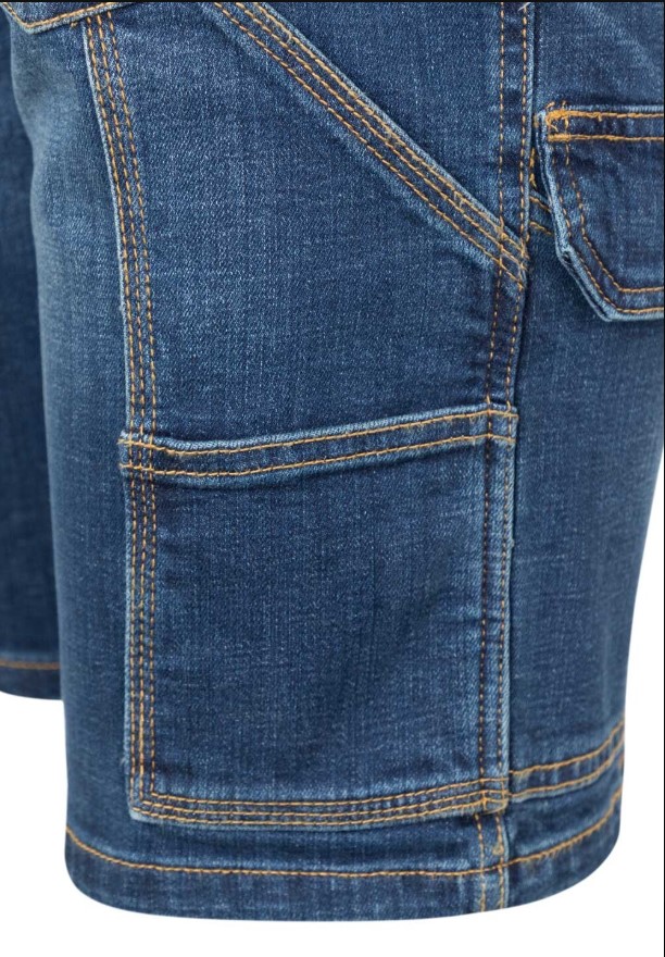 Bermudas denim stretch multibolsillos 103017S - Imagen 4