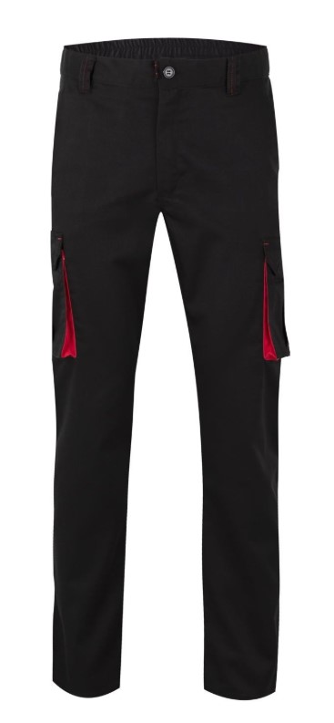 Pantalón stretch bicolor multibolsillos 103024S - Imagen 4