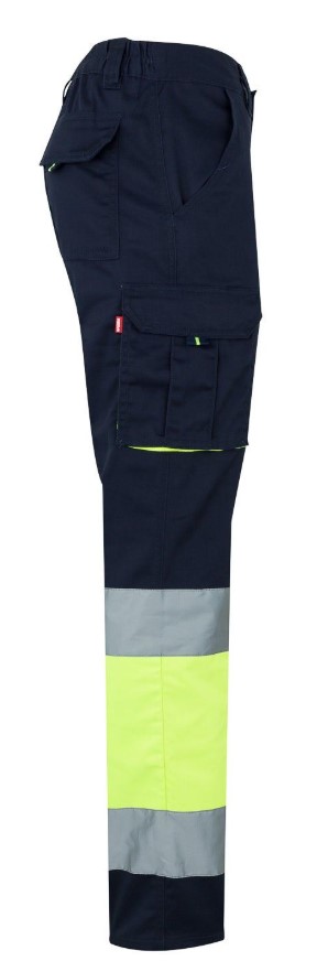 Pantalón stretch bicolor multibolsillos 303002S - Imagen 5