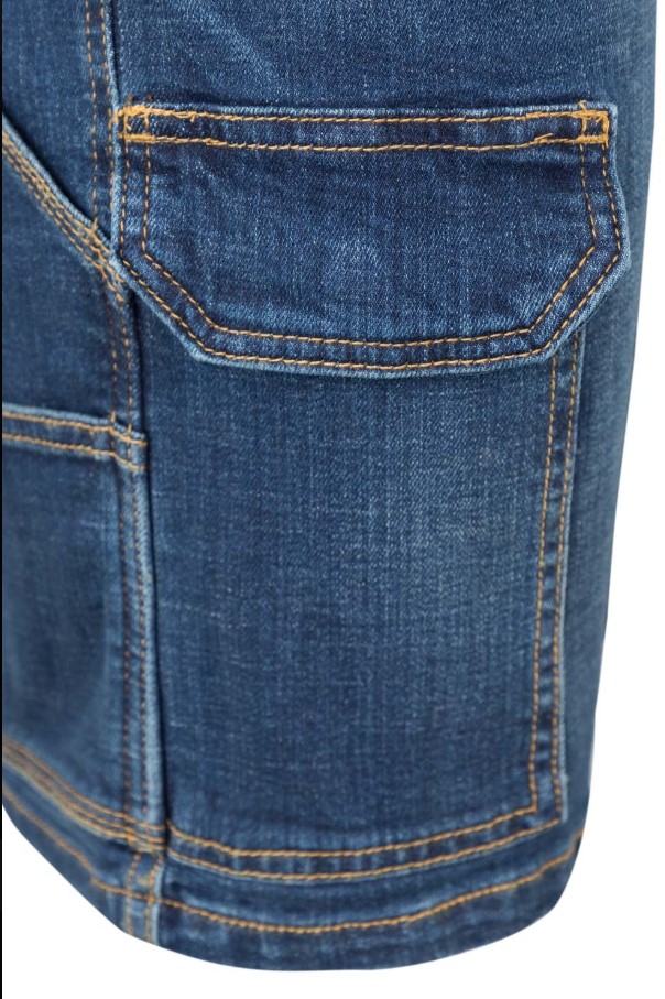 Bermudas denim stretch multibolsillos 103017S - Imagen 6