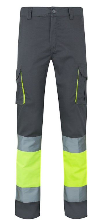 Pantalón stretch bicolor multibolsillos 303002S - Imagen 6