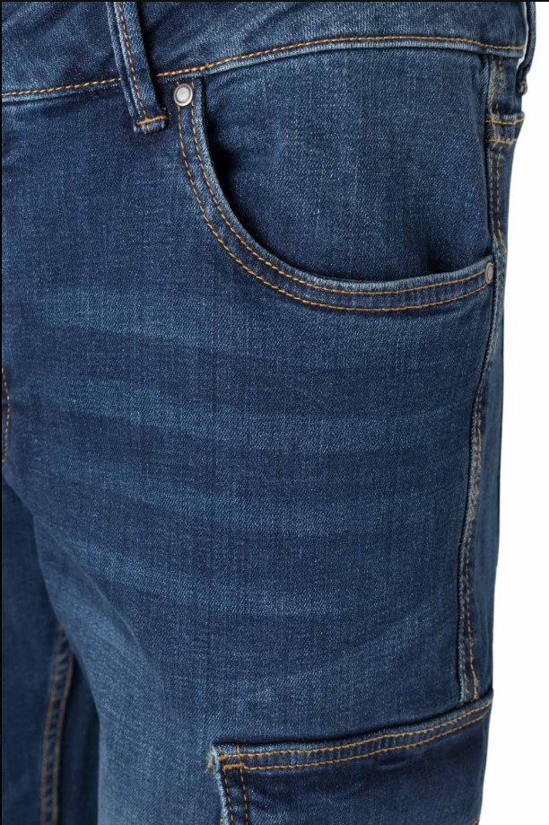 Pantalón denim stretch multibolsillos 103028S - Imagen 6