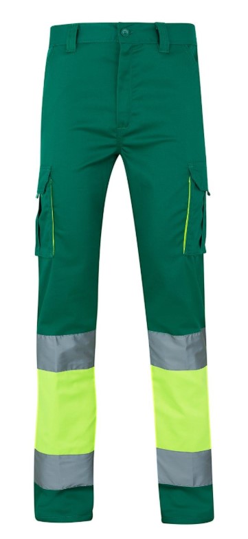 Pantalón stretch bicolor multibolsillos 303002S - Imagen 7