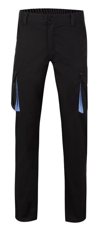Pantalón stretch bicolor multibolsillos 103024S - Imagen 8