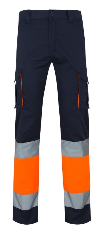 Pantalón stretch bicolor multibolsillos 303002S - Imagen 8