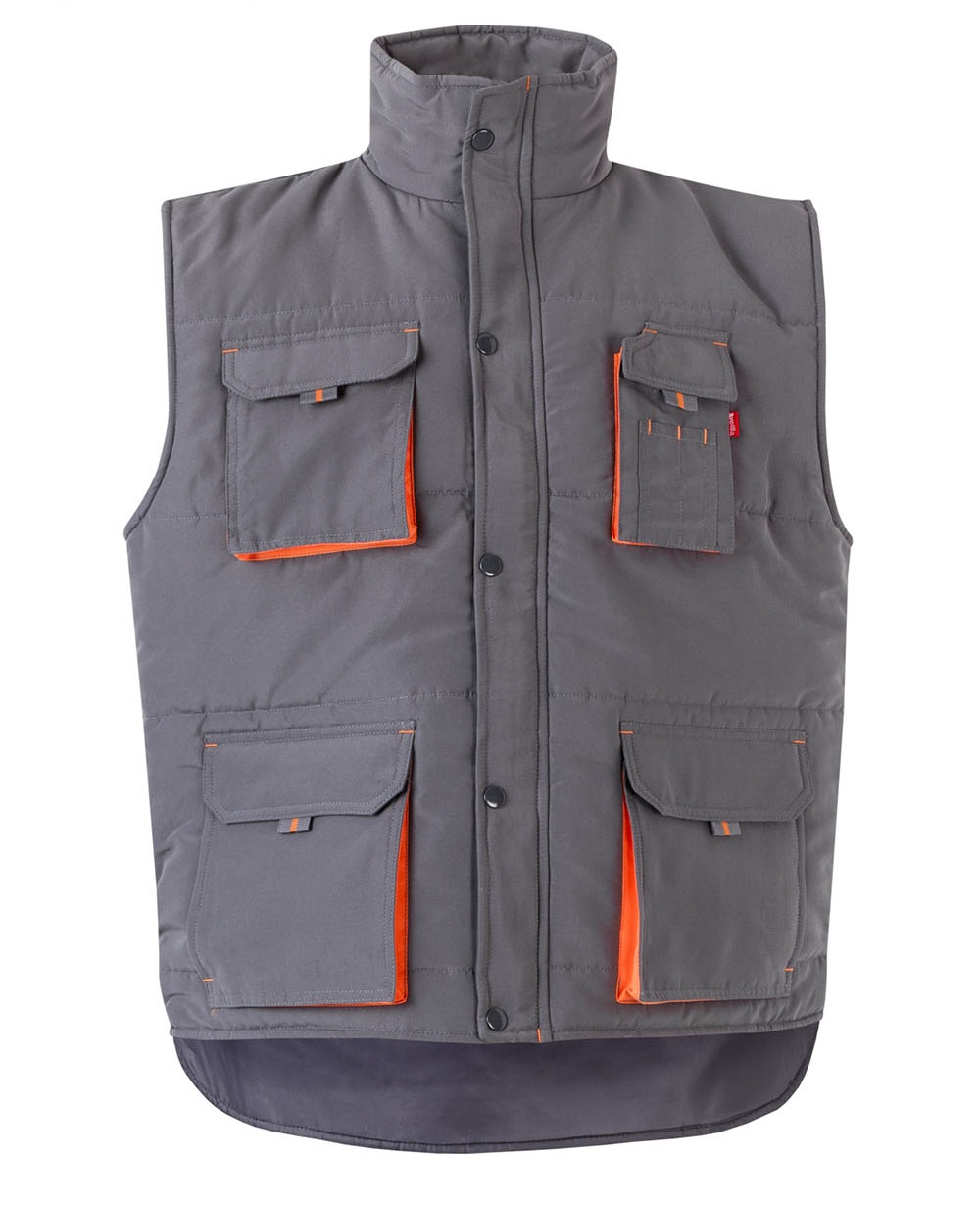 Chaleco acolchado bicolor multibolsillos 205902 - Imagen 12