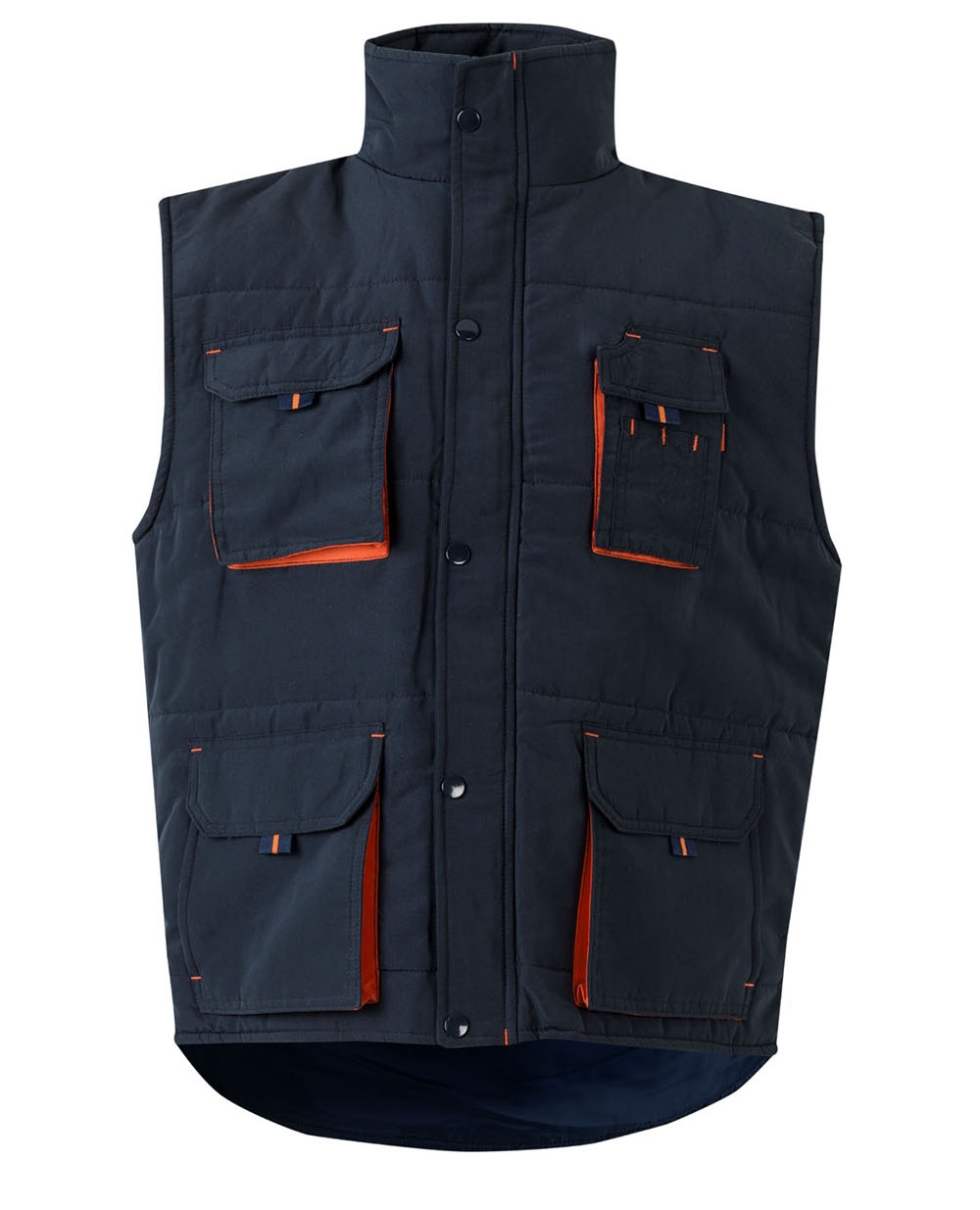 Chaleco acolchado bicolor multibolsillos 205902 - Imagen 17